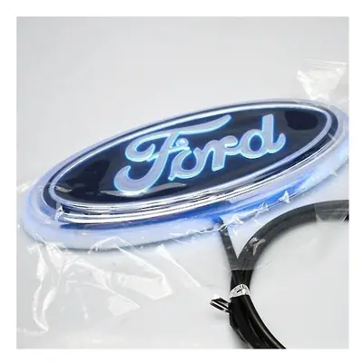 4d Led Car Front And Rear Logo Light Badge Lamp Emblem Sticker For Ford