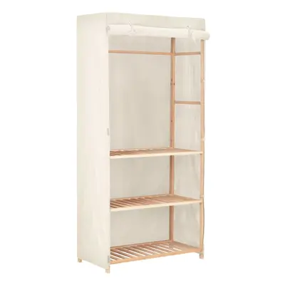 vidaXL 3-Tier Clothes Wardrobe 79x40x170cm Towels Footwear Storage Cabinet