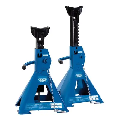 Pair of Pneumatic Rise Ratcheting Axle Stands, Tonne