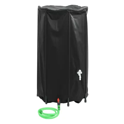 vidaXL Water Tank with Tap Foldable Water Container Water Storage L PVC