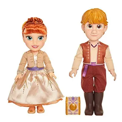 Disney Frozen Anna & Kristoff Dolls Proposal Gift Set, Comes with Ring & Ring Box! Features Auth