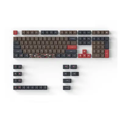 (Chocolate) Keys Multicoloured PBT Keycap Set Cherry Profile Sublimation Cutom Keycaps for Mecha