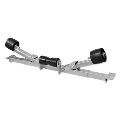 vidaXL Boat Trailer Bottom Support Bracket with Keel Rollers Holder Accessory