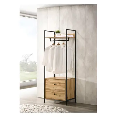 Zahra Bedroom Double Open Wardrobe Drawers Furniture Storage Cupboard