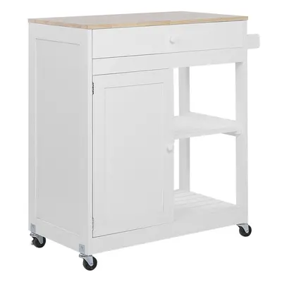 Kitchen Trolley TRAPANI White