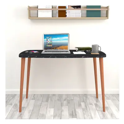 (Black Marble) 105cm Modern Home Office, Study Computer Desk