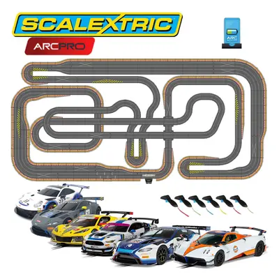 SCALEXTRIC Digital Bundle SL16 ARC PRO JadlamRacing Layout with Cars