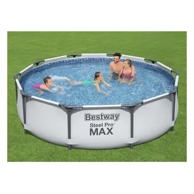 Bestway Steel Pro MAX Swimming Pool Set Pool Frame Outdoor Family Pond Garden