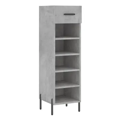 (concrete grey) vidaXL Shoe Cabinet Shoe Storage Shelf Shoe Rack Grey Sonoma Engineered Wood