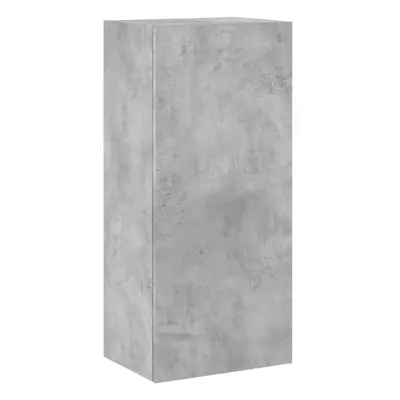 vidaXL TV Wall Cabinet Wall-mounted TV Cabinet Concrete Grey Engineered Wood