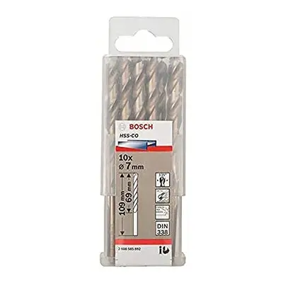 Bosch Professional 10pc. HSS-Co Metal Drill Bit (stainless steel x x mm accessory drill driver)