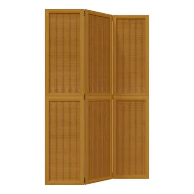 (40 x cm/ piece) vidaXL Room Divider Panel Office Privacy Screen Brown Solid Wood Paulownia