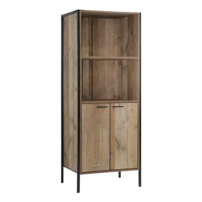 Stretton Storage Bookcase with Doors Versatile Shelving Unit