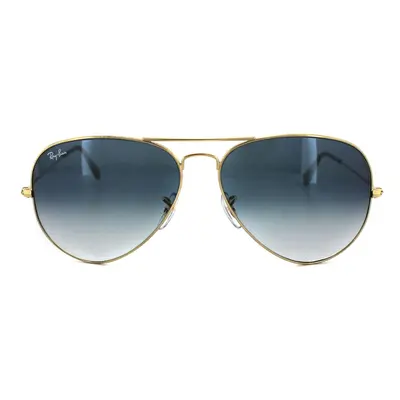 Ray-Ban Sunglasses Aviator Gold Gradient Light Blue 001/3F Large 62mm