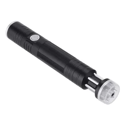 T6 Mini Torch USB Charging Flashlight with Screwdriver Multi-Function Telescopic Zoom Flashlight