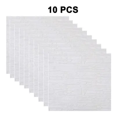 (10 Pcs) 1/5/10PCS 3D Wall Stickers Imitations Brick Bedroom Decor Waterproof Self-adhesive