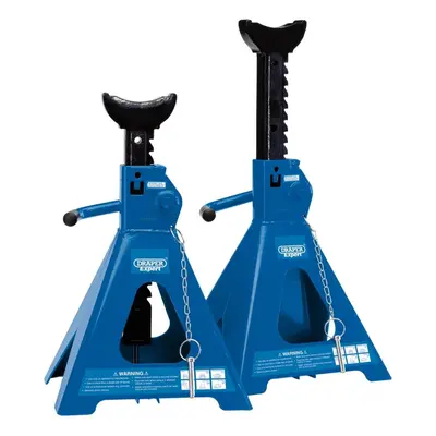 Pair of Pneumatic Rise Ratcheting Axle Stands, Tonne