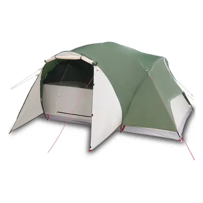 vidaXL Camping Tent Persons Dome Tent Lightweight Tent Green 190T Taffeta