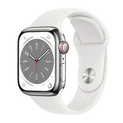 Apple Watch Serie8 45mm Silver AC / White SB EU MP6N3CS / A