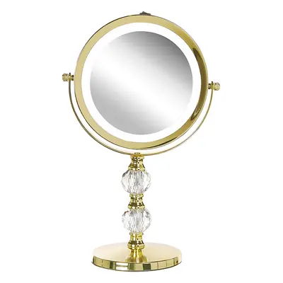 Makeup Mirror LED CLAIRA Gold