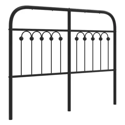 (black, cm) vidaXL Metal Headboard Bedroom Home Bed Header Bed Headboard White cm