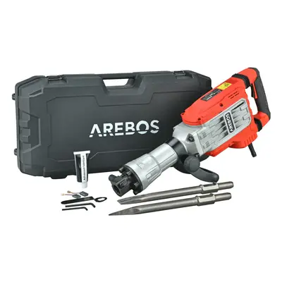 AREBOS Demolition Hammer W | Joules | Beats per Minute | Concrete Tile Breaker Electric Demoliti