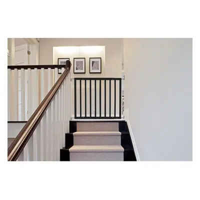 (Black) Safetots Top of Stairs Baby Gate