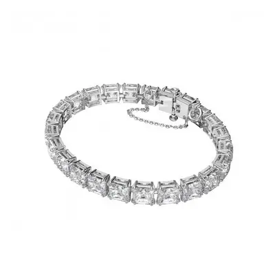 Swarovski Millenia Square Cut Crystals White Rhodium Plated Bracelet