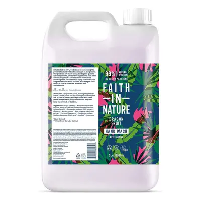 Faith In Nature Natural Dragon Fruit Hand Wash, Revitalising, Vegan & Cruelty Free, Parabens and