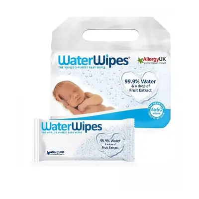 WaterWipes Baby Wipes 4*60 Value Pack