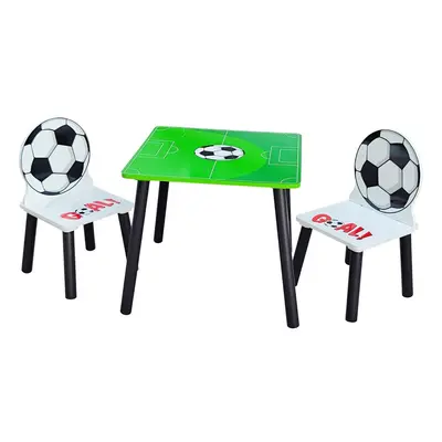 (Football) Kids Wooden Table & Chairs Themed Set Room Desk