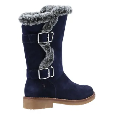 (Blue, (Adults')) Hush Puppies Megan Suede Women's Navy Boots