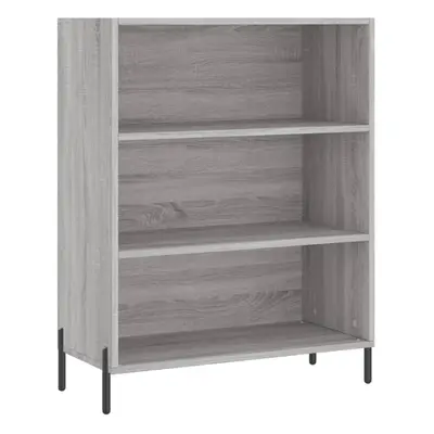 (grey sonoma) vidaxL Shelf Cabinet Bookcase Side Cabinet Storage Bookshelf Engineered Wood