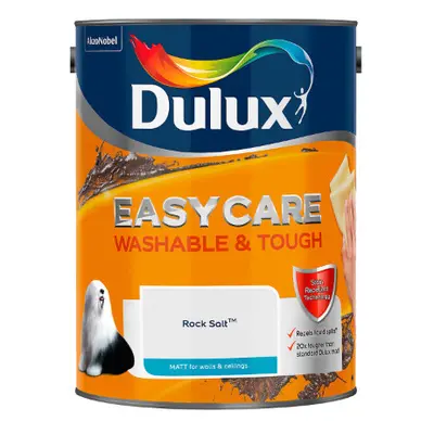 Dulux Easycare Washable & Tough Matt Emulsion Paint, Rock Salt, Litre