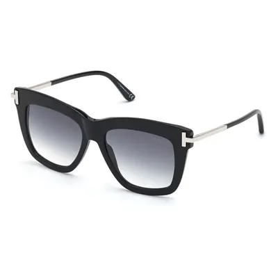 Tom Ford Dasha TF822 01B Shiny Black/Smoke Gradient Sunglasses