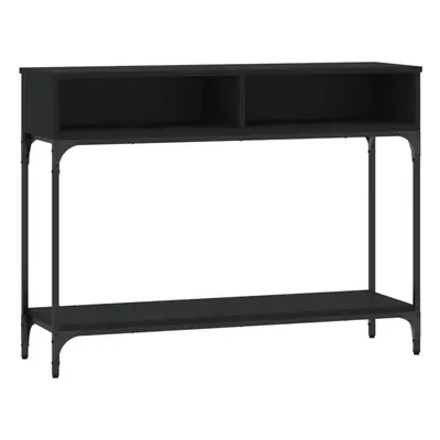 (black) vidaXL Console Table End Table Hallway Stand Side Sofa Table Engineered Wood