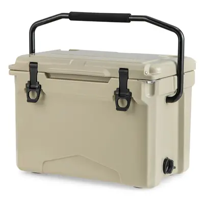 23L Rotomolded Cooler Insulated Portable Ice Chest with Integrated Cup Holders