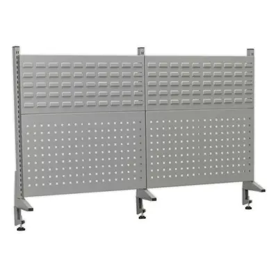 1455mm Back Panel Assembly - Suitable for ys02557 Steel Industrial Workbench