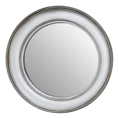 Premier Housewares Round Wall Mirror/ Classic Mirrors For Bathroom / Bedroom / Garden Walls Fanc