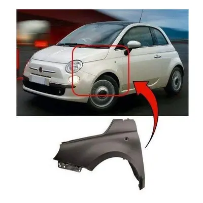 Fiat 2008-2015 Front Wing Primed Passenger Side