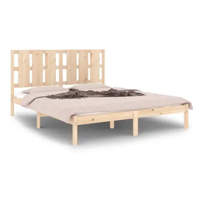 (brown, x cm) vidaXL Solid Wood Pine Bed Frame Wooden Bedstead Bed Base Multi Colours/Sizes