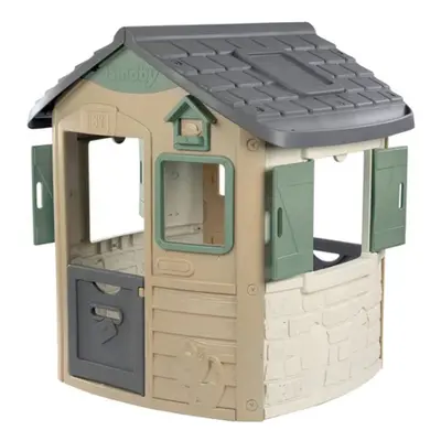 Smoby - Life Neo Jura Lodge Playhouse (115 x x cm) with 31% Recycled Content includes Bird Feedi