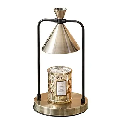 Electric Candle Warmer Lamps with Timer, Dimmable Candle Light, Fragrance Candle Wax Melter Burn