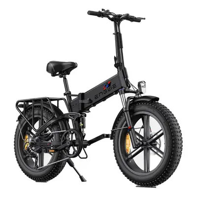 (BLACK) ENGWE Engine X 250w 13ah 48v 20*4in Folding E-Bike