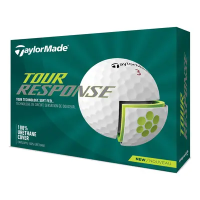 TaylorMade Unisex's Tour Response Golf Ball, White, One Size