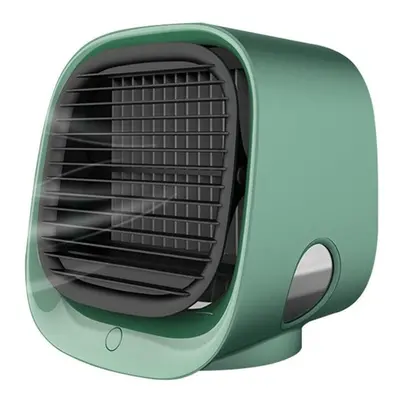 (Green) Portable Desktop Air Conditioner USB Mini Air Cooling Fan Three Mode 300ml Water Capacit