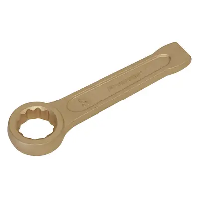 27mm Ring End Slogging Spanner - Non-Sparking - Short Profile Striking End