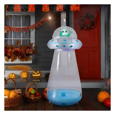 6ft Halloween Giant UFO Inflatable with Build-In LED