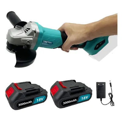 Power 125mm 18V Angle Grinder+2x5.5A Battery+Charger-Makita Compatible