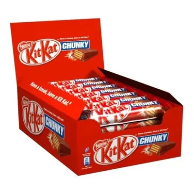 (Pack Of 48) Kit Kat Chunky Bars Full Box Chocolates Collection